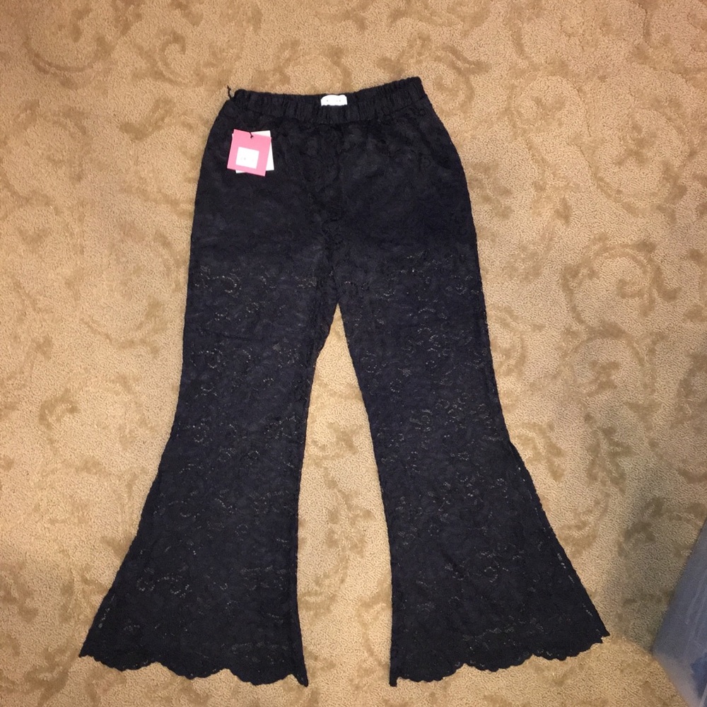 Stretch Lace Flapper Pants
